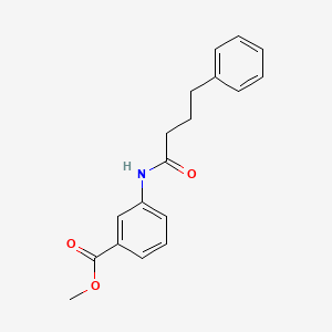 methyl 3-[(4-phenylbutanoyl)amino]benzoate