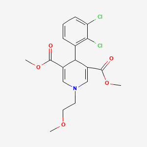 3,5-DIMETHYL 4-(2,3-DICHLOROPHENYL)-1-(2-METHOXYETHYL)-1,4-DIHYDROPYRIDINE-3,5-DICARBOXYLATE