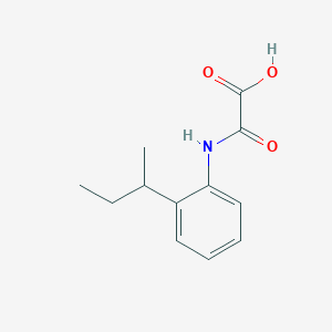 molecular formula C12H15NO3 B4602577 {[2-(BUTAN-2-YL)PHENYL]CARBAMOYL}FORMIC ACID 