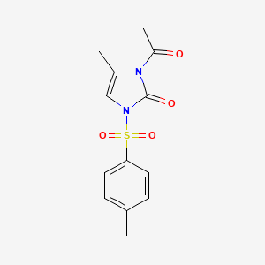 3-acetyl-4-methyl-1-[(4-methylphenyl)sulfonyl]-1,3-dihydro-2H-imidazol-2-one