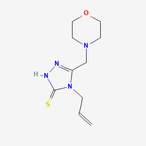 4-allyl-5-(4-morpholinylmethyl)-4H-1,2,4-triazole-3-thiol