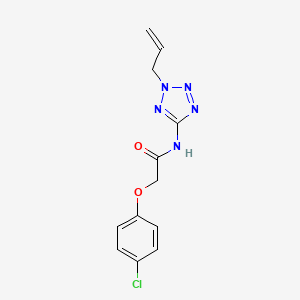 2-(4-chlorophenoxy)-N-[2-(prop-2-en-1-yl)-2H-tetrazol-5-yl]acetamide