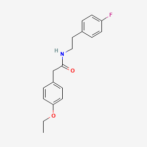 2-(4-ethoxyphenyl)-N-[2-(4-fluorophenyl)ethyl]acetamide