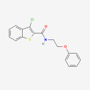 3-chloro-N-(2-phenoxyethyl)-1-benzothiophene-2-carboxamide