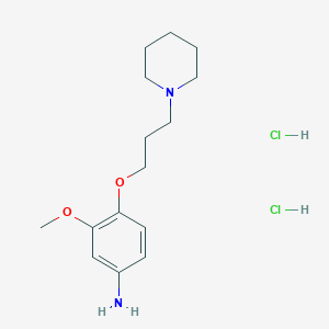 [3-Methoxy-4-(3-piperidin-1-ylpropoxy)phenyl]amine dihydrochloride