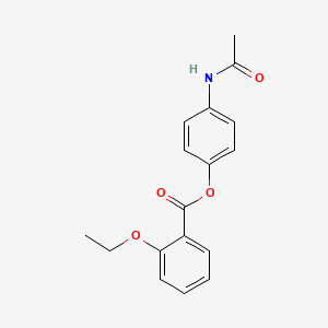 4-(acetylamino)phenyl 2-ethoxybenzoate