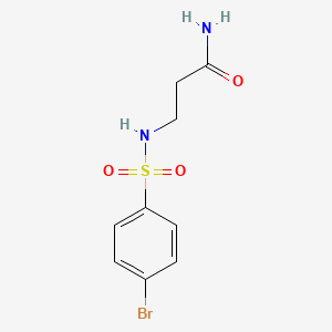 N~3~-[(4-bromophenyl)sulfonyl]-beta-alaninamide