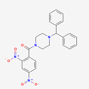 1-(2,4-dinitrobenzoyl)-4-(diphenylmethyl)piperazine