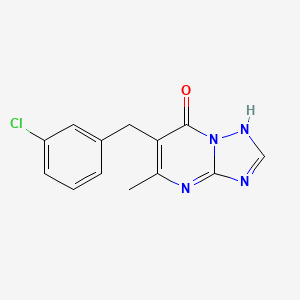 6-(3-Chlorobenzyl)-5-methyl[1,2,4]triazolo[1,5-a]pyrimidin-7-ol