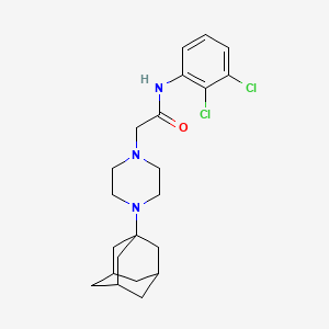 2-[4-(1-adamantyl)-1-piperazinyl]-N-(2,3-dichlorophenyl)acetamide