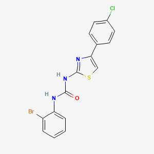 N-(2-bromophenyl)-N'-[4-(4-chlorophenyl)-1,3-thiazol-2-yl]urea