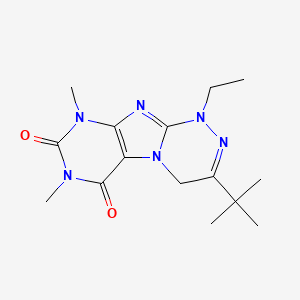 3-tert-butyl-1-ethyl-7,9-dimethyl-4H-purino[8,7-c][1,2,4]triazine-6,8-dione