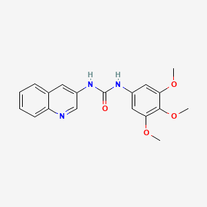 N-3-quinolinyl-N'-(3,4,5-trimethoxyphenyl)urea