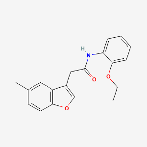 N-(2-ethoxyphenyl)-2-(5-methyl-1-benzofuran-3-yl)acetamide