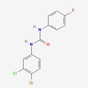 N-(4-bromo-3-chlorophenyl)-N'-(4-fluorophenyl)urea