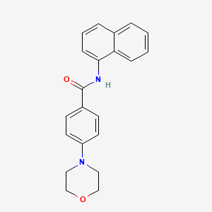 4-(4-morpholinyl)-N-1-naphthylbenzamide