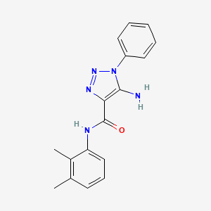 5-amino-N-(2,3-dimethylphenyl)-1-phenyl-1H-1,2,3-triazole-4-carboxamide