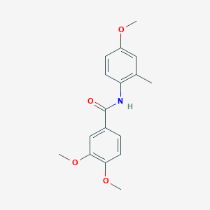 3,4-dimethoxy-N-(4-methoxy-2-methylphenyl)benzamide