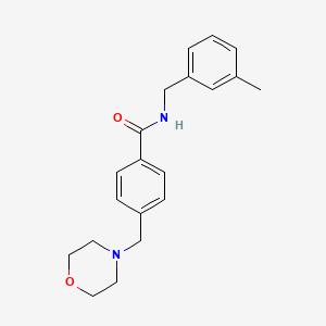 molecular formula C20H24N2O2 B4603431 N-(3-methylbenzyl)-4-(morpholin-4-ylmethyl)benzamide 