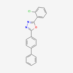 2-(4-biphenylyl)-5-(2-chlorophenyl)-1,3,4-oxadiazole