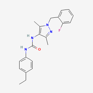 N-(4-ethylphenyl)-N'-[1-(2-fluorobenzyl)-3,5-dimethyl-1H-pyrazol-4-yl]urea