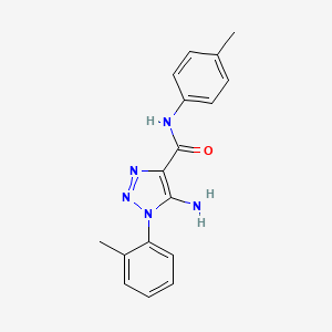 5-amino-1-(2-methylphenyl)-N-(4-methylphenyl)-1H-1,2,3-triazole-4-carboxamide