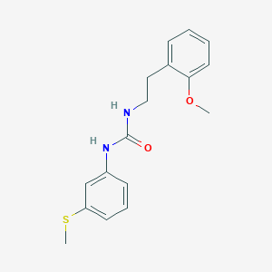 N-(2-METHOXYPHENETHYL)-N'-[3-(METHYLSULFANYL)PHENYL]UREA