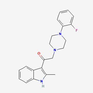 2-[4-(2-fluorophenyl)piperazin-1-yl]-1-(2-methyl-1H-indol-3-yl)ethanone