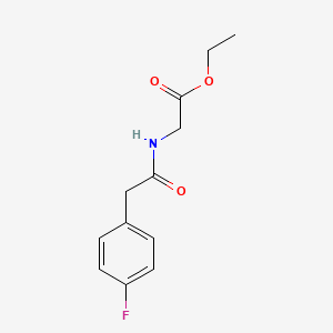 ethyl N-[(4-fluorophenyl)acetyl]glycinate