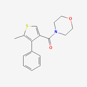 (5-METHYL-4-PHENYL-3-THIENYL)(MORPHOLINO)METHANONE