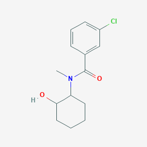 3-chloro-N-(2-hydroxycyclohexyl)-N-methylbenzamide