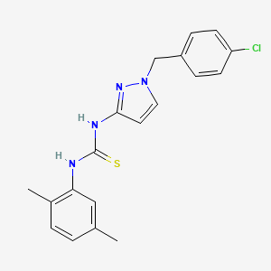 N-[1-(4-chlorobenzyl)-1H-pyrazol-3-yl]-N'-(2,5-dimethylphenyl)thiourea