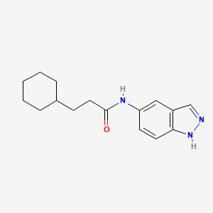 3-cyclohexyl-N-(1H-indazol-5-yl)propanamide