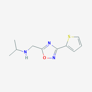 N-{[3-(2-thienyl)-1,2,4-oxadiazol-5-yl]methyl}-2-propanamine