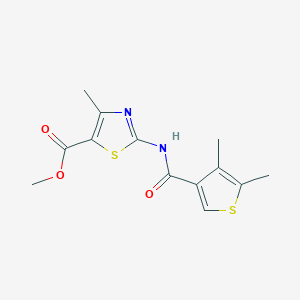 methyl 2-{[(4,5-dimethyl-3-thienyl)carbonyl]amino}-4-methyl-1,3-thiazole-5-carboxylate