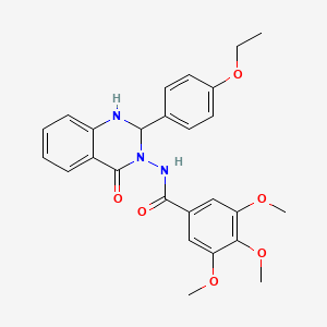 N-[2-(4-ethoxyphenyl)-4-oxo-1,4-dihydro-3(2H)-quinazolinyl]-3,4,5-trimethoxybenzamide