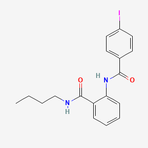 molecular formula C18H19IN2O2 B4604044 N-butyl-2-[(4-iodobenzoyl)amino]benzamide 