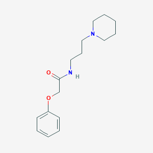 2-phenoxy-N-[3-(piperidin-1-yl)propyl]acetamide