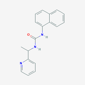 N-1-naphthyl-N'-[1-(2-pyridinyl)ethyl]urea