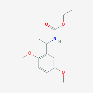 molecular formula C13H19NO4 B4604178 ethyl [1-(2,5-dimethoxyphenyl)ethyl]carbamate 