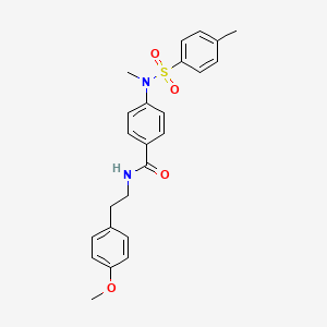 N-[2-(4-methoxyphenyl)ethyl]-4-{methyl[(4-methylphenyl)sulfonyl]amino}benzamide