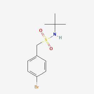 1-(4-bromophenyl)-N-tert-butylmethanesulfonamide