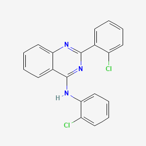 N,2-bis(2-chlorophenyl)quinazolin-4-amine