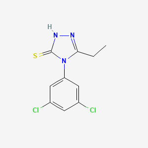 4-(3,5-dichlorophenyl)-5-ethyl-4H-1,2,4-triazole-3-thiol