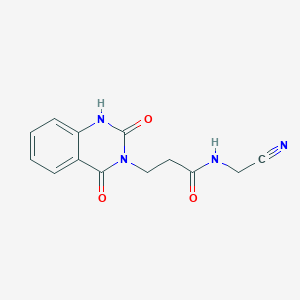 N-(CYANOMETHYL)-3-(2,4-DIOXO-1,2,3,4-TETRAHYDROQUINAZOLIN-3-YL)PROPANAMIDE