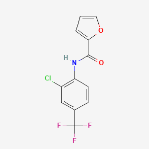 N-[2-chloro-4-(trifluoromethyl)phenyl]-2-furamide