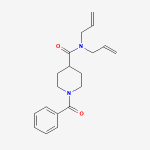 1-BENZOYL-N,N-BIS(PROP-2-EN-1-YL)PIPERIDINE-4-CARBOXAMIDE