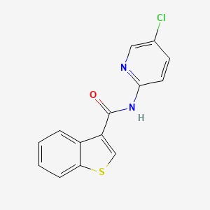 N-(5-chloropyridin-2-yl)-1-benzothiophene-3-carboxamide