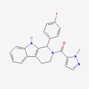 1-(4-fluorophenyl)-2-[(1-methyl-1H-pyrazol-5-yl)carbonyl]-2,3,4,9-tetrahydro-1H-beta-carboline