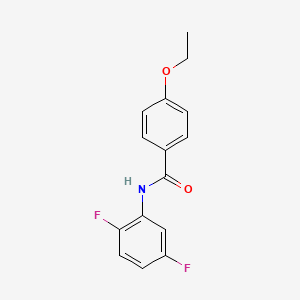 molecular formula C15H13F2NO2 B4604674 N-(2,5-difluorophenyl)-4-ethoxybenzamide 